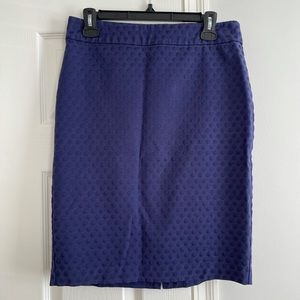 Banana Republic Navy Polka Dot Skirt.